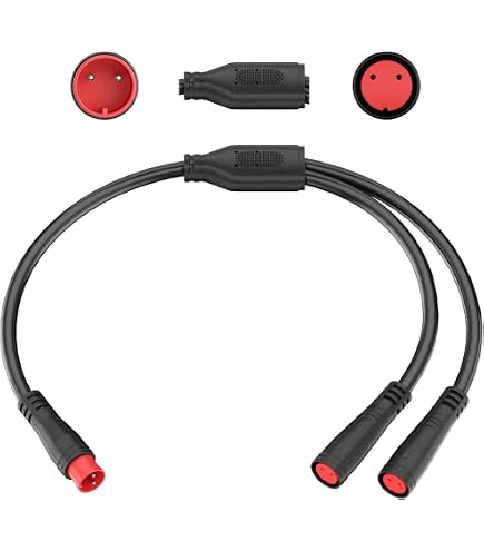 Cable De Conversión De Extensión De Bicicleta Eléctrica, Conector Impermeable Anti Sobrecalentamiento Cable De Extensión De Motor De Bicicleta Eléctrica Duradero De 106,5 Cm Y | en línea Cable De Conversión De Extensión De Bicicleta Eléctrica, Conector Impermeable Anti Sobrecalentamiento Cable De Extensión De Motor De Bicicleta Eléctrica Duradero De 106,5 Cm Y | en línea
