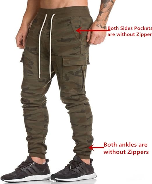Amazon Com Pantalones Camuflados Casuales Para Entrenamiento