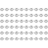 PATIKIL 3mm Spacer Beads, 100 Pcs Flat Bead Spacers Bulk Flat Round Disc Beads Loose Metal Brass for Jewelry Making DIY Bracelets Necklace, Silver Tone