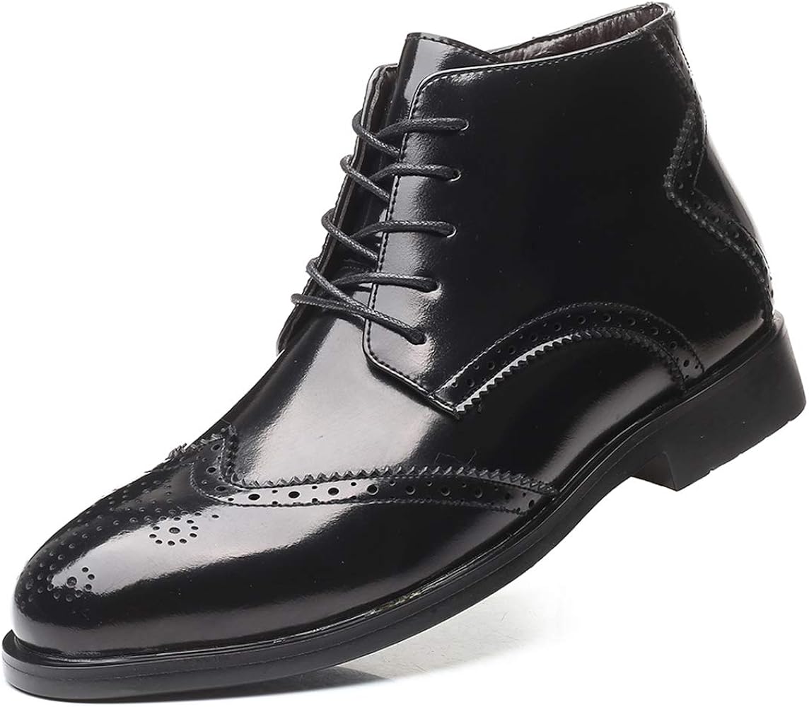 patent leather dress boots