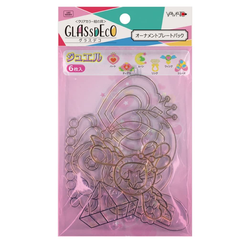 ヤマト グラスデコ オーナメントプレートパック ジュエル 6個入り商品画像