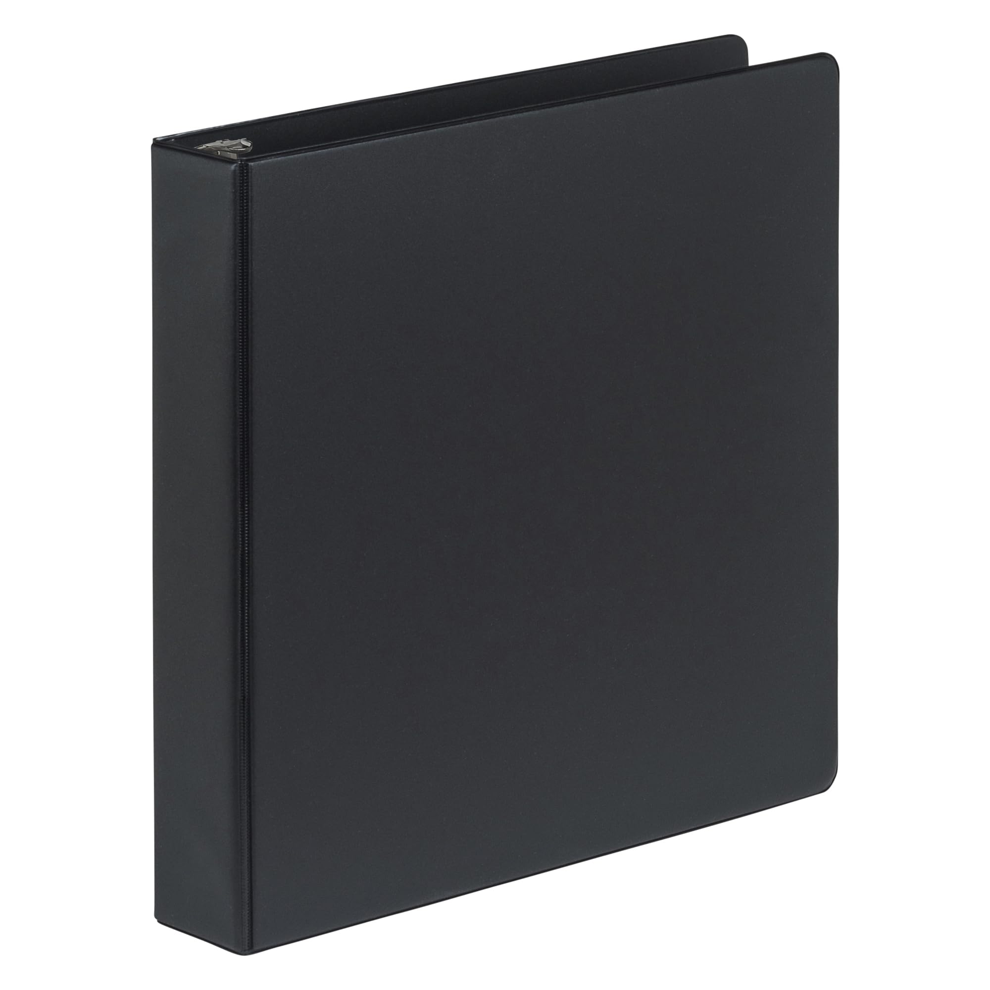 Samsill 1.5 Inch Document Storage Binder,Made in USA, FSC 100% Recycled Chipboard, Round Ring, 3 Ring Binder, Black
