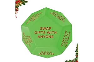 GENERIC Santa Swap Gift Exchange Dice, Hilarious Exchange Party Game Dice, Exchange Gifts Family Game, Gift Perfect for Holiday Parties with Family and Friends(Santa Swap)