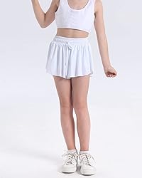 KEREDA Girls Flowy Shorts,Butterfly Shorts for Teen