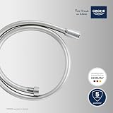 GROHE VitalioFlex Shower Hose 1m Silver TwistStop G1/2" Chrome view 2