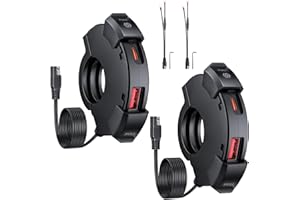 EXTRACTME Motorcycle Phone Charger, 2PC Ultra-Narrow Dual USB Type C 30W PD & Quick Charge 3.0 Motorcycle USB Charger, Waterproof Motorcycle USB Port for Phone, Tablet, GPS (Only 0.51 in Wide)