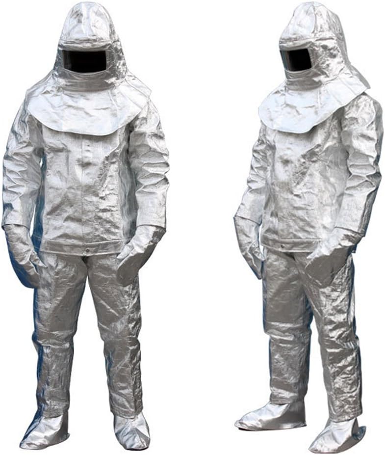 Vogvigo Aluminum Foil Heat Resistant Thermal Radiation 1000 Degree Centigrade Fire-proof Suit Clothes