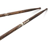 ProMark Classic Forward FireGrain 2B Drumsticks Wood Tip | ProMark FireGrain hickory drumsticks offer heat-tempered durability, balanced feel, controlled rebound and wood-tip articula.