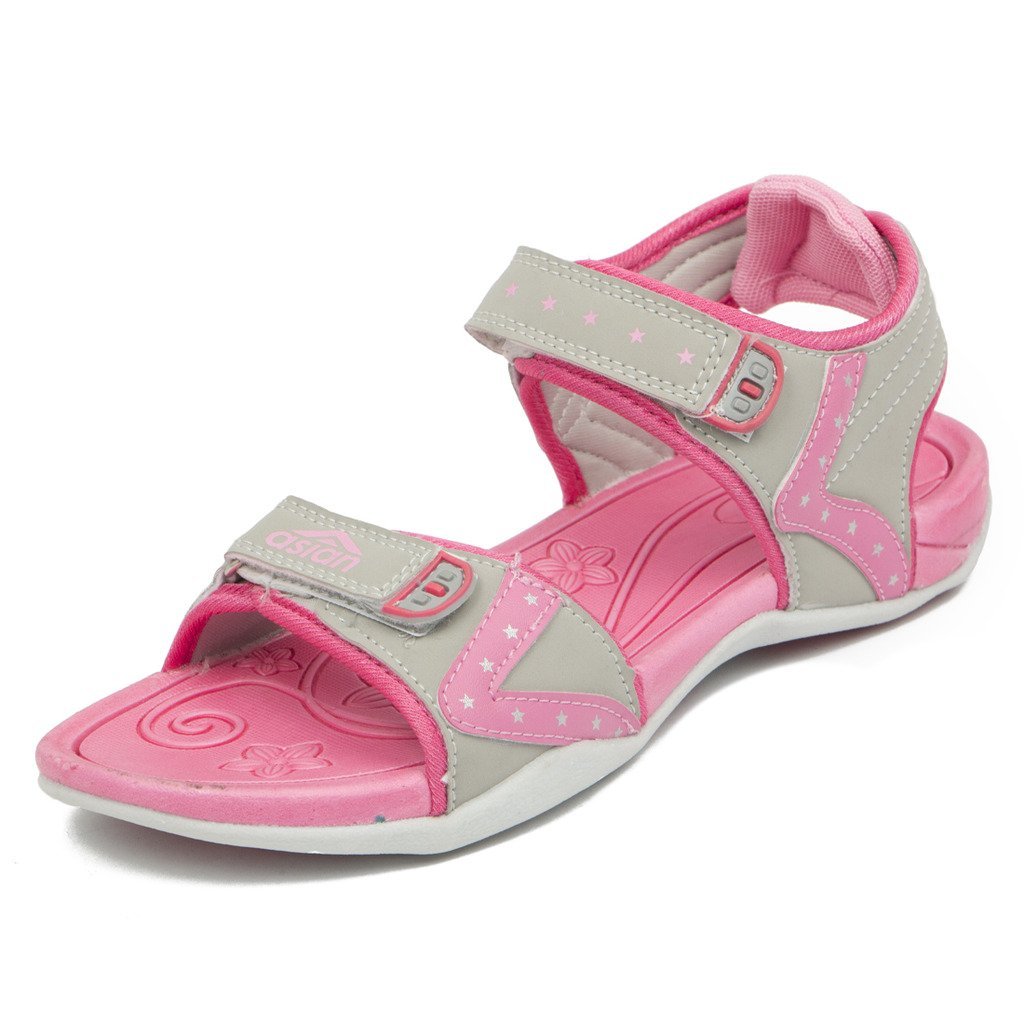 asian shoes ladies affair 01 light grey pink sandal