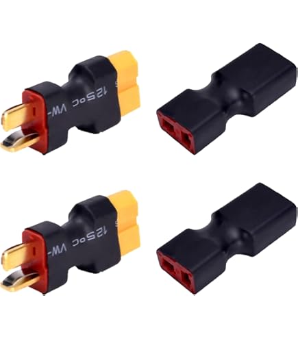 Amazon.com: JIECHUN 2 Pair XT30 to XT60 Plug Female Male Adapter