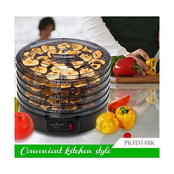 NutriChef-Kitchen-Electric-Countertop-Food-Dehydrator-Food-Preserver-White