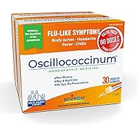 Boiron Oscillococcinum 60 doses Homeopathic Medicine for Flu-like Symptoms; Reduces the duration of flu-like symptoms such as