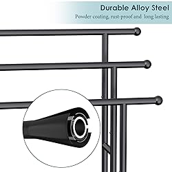 Kayfia 40" H Free Standing Towel Rack, 3 Tier Alloy