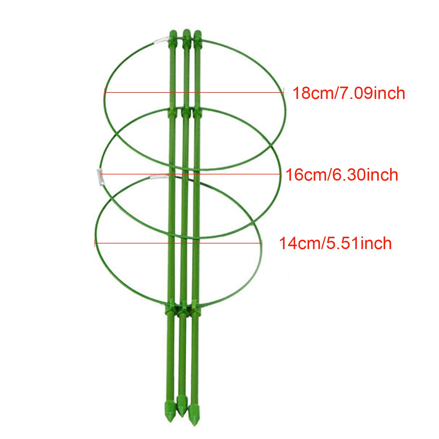 3PCS 45cm Jardín Vine Escalada Plantas en maceta Soporte Enrejado ...