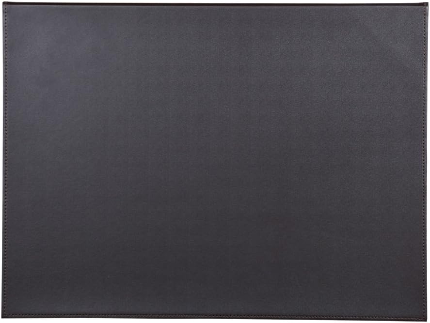 KINGFOM 18''x14'' Leather Desk Pad & Blotter, A3 Protector Writing Mat with Paper Clip Brown : Office Products