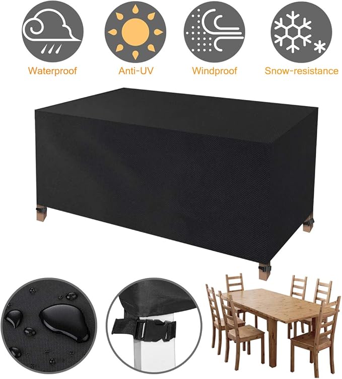 Tvird Funda para Muebles Impermeable, Funda Mesa Jardin, Cubierta para