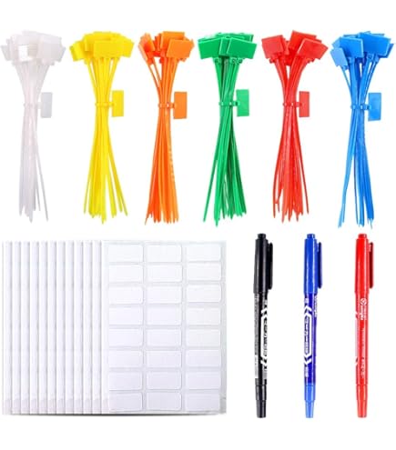 XINMEIWEN Lot De 100 Attaches De Câble Autobloquantes En Nylon De
