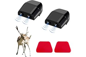 Suvnie 2 PCS Deer Whistles for Cars, Avoid Collisions Deer Warning Whistle with Adhesive Tape, Ultrasonic Animal Alert Devices for Motorcycle Truck SUV, Car Accessories