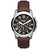 Fossil Bracelet Cuir Marron 22mm FS-4735 - Bracelet De Rechange Pour Montres Fossil