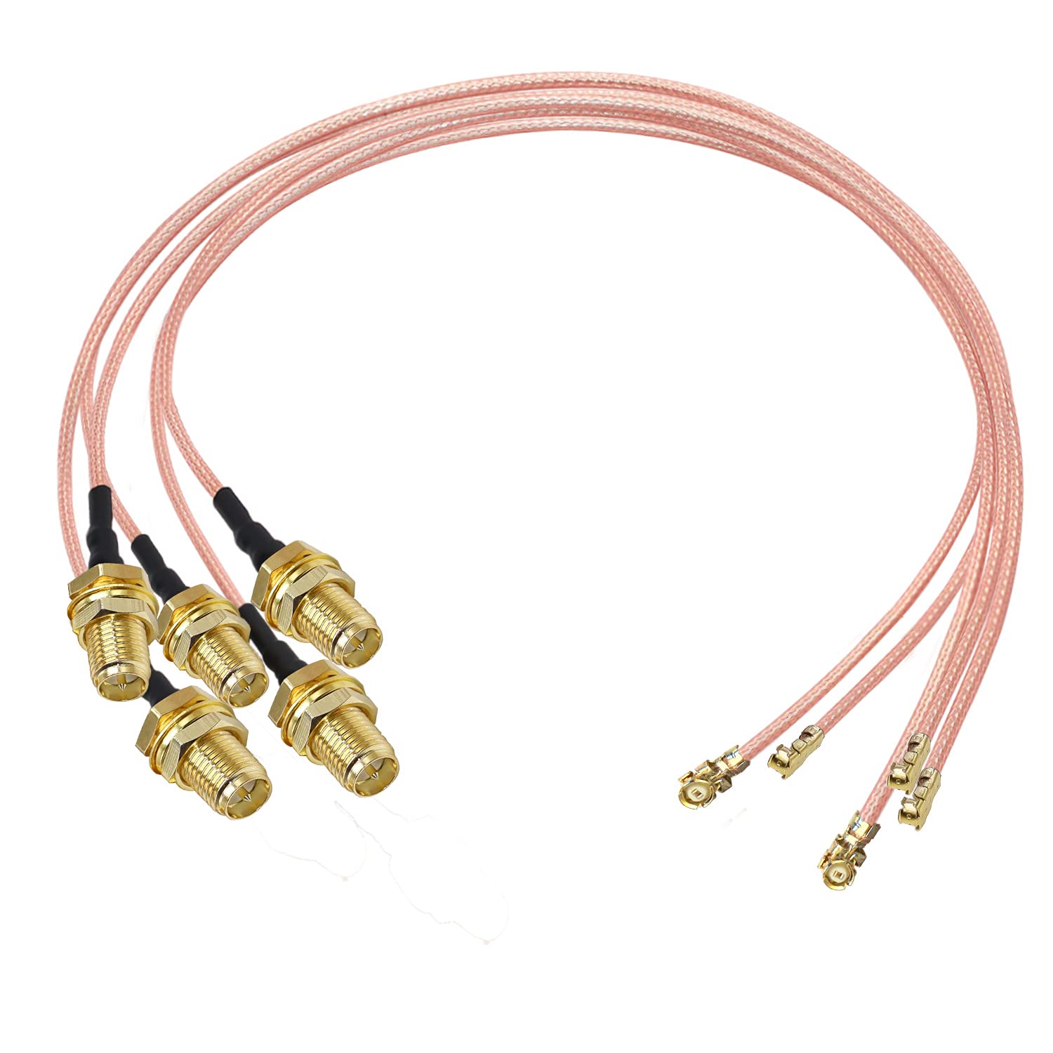 TUOLNK RP-SMA to IPX Coax Cable UFL U.FL IPX to RPSMA Female Pigtail Coaxial Low Loss Cable for Wifi Router Mini PCI Extension Antenna - 12inch(30cm) 5pcs RG178
