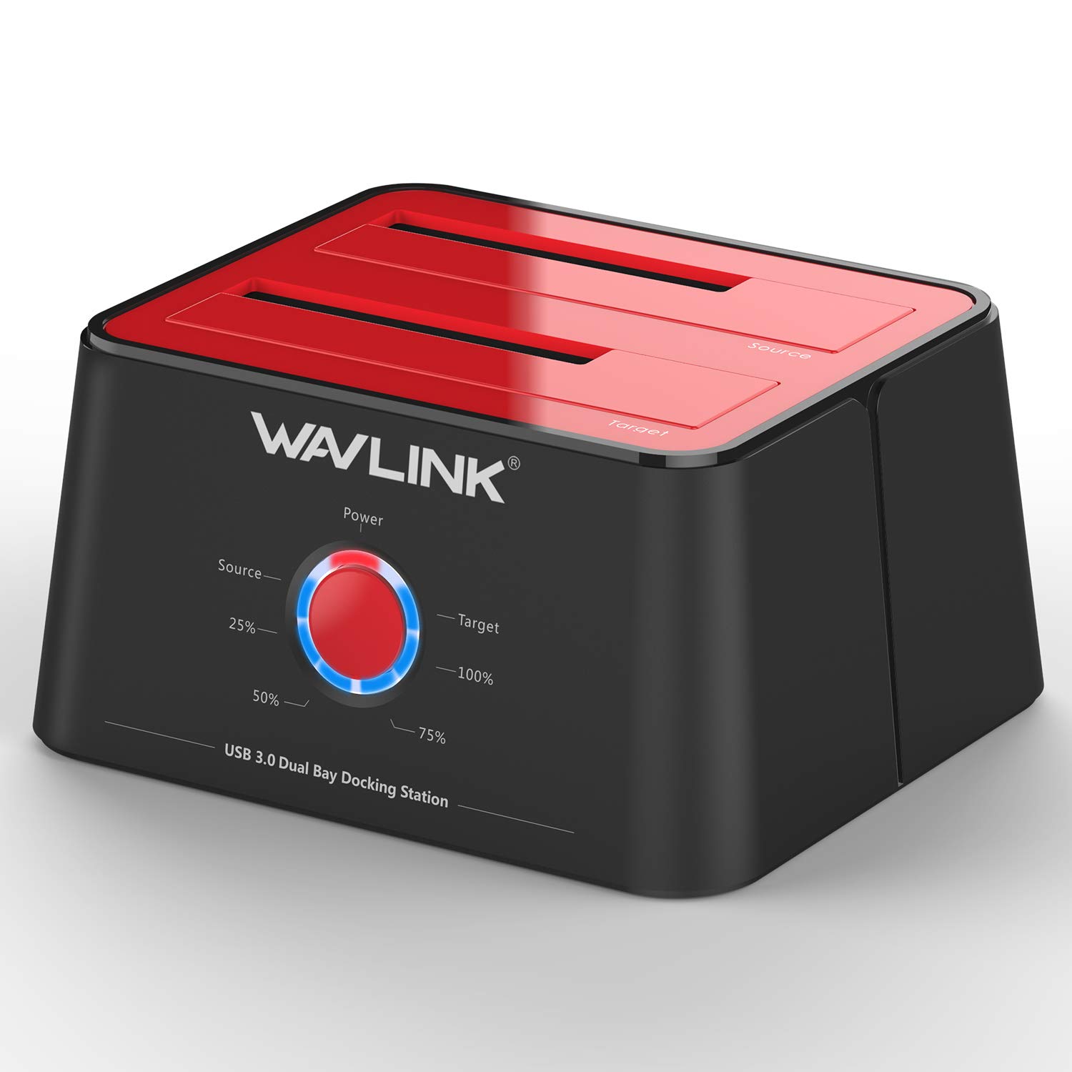 WAVLINK USB 3.0 to SATA I/II/III DualBay External Hard Drive Docking
