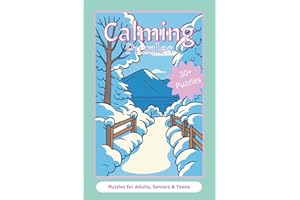 Calming Puzzle Book: Word Puzzles With Easy-to-Read Print about Calm, Peace, Serenity, and More | 6x9 inches, 80 pages | 40 R