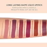 HQDA 12 Pcs Liquid Lipstick Lipliner Set Nude Matte Long Lasting Waterproof view 3