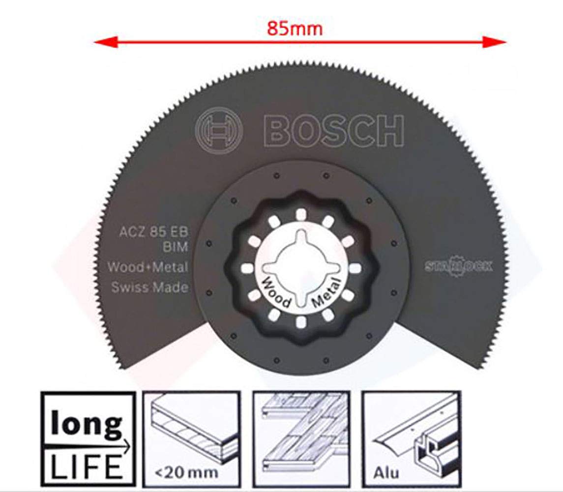 Bosch 5 tlg. Starlock Best of Cutting Tauchsägeblatt Segmentsägeblatt Multitool Set (für Holz und Metall, Professional Zubehör Multifunktionswerkzeug) 8