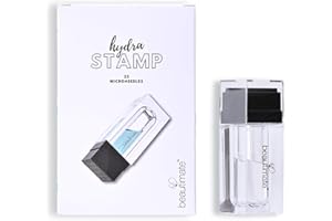 beautimate Hydra Stamp - Derma Stamp and Serum Infusion Tool - Skincare Tool for Home Use - For Face, Hair, and Beard - 0.25mm