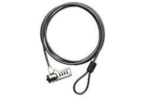Targus DEFCON T-Lock Resettable Combo Cable Lock for Laptop Computer and Desktop Security (PA410U)