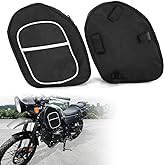 REARACE Front Frame Side Bags Fit for Royal Enfield Himalayan 2018-2023 | 1680D Nylon + EVA + SBS Waterproof Zipper, Quick-Release Velcro Mount, Touring/Trail Ready, Holds Tools/Spare Parts