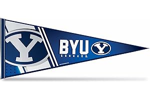 Rico Industries NCAA Primary 12" x 30" Felt Wall Décor Pennant - Great for Home/Bed Room/Man Cave Décor