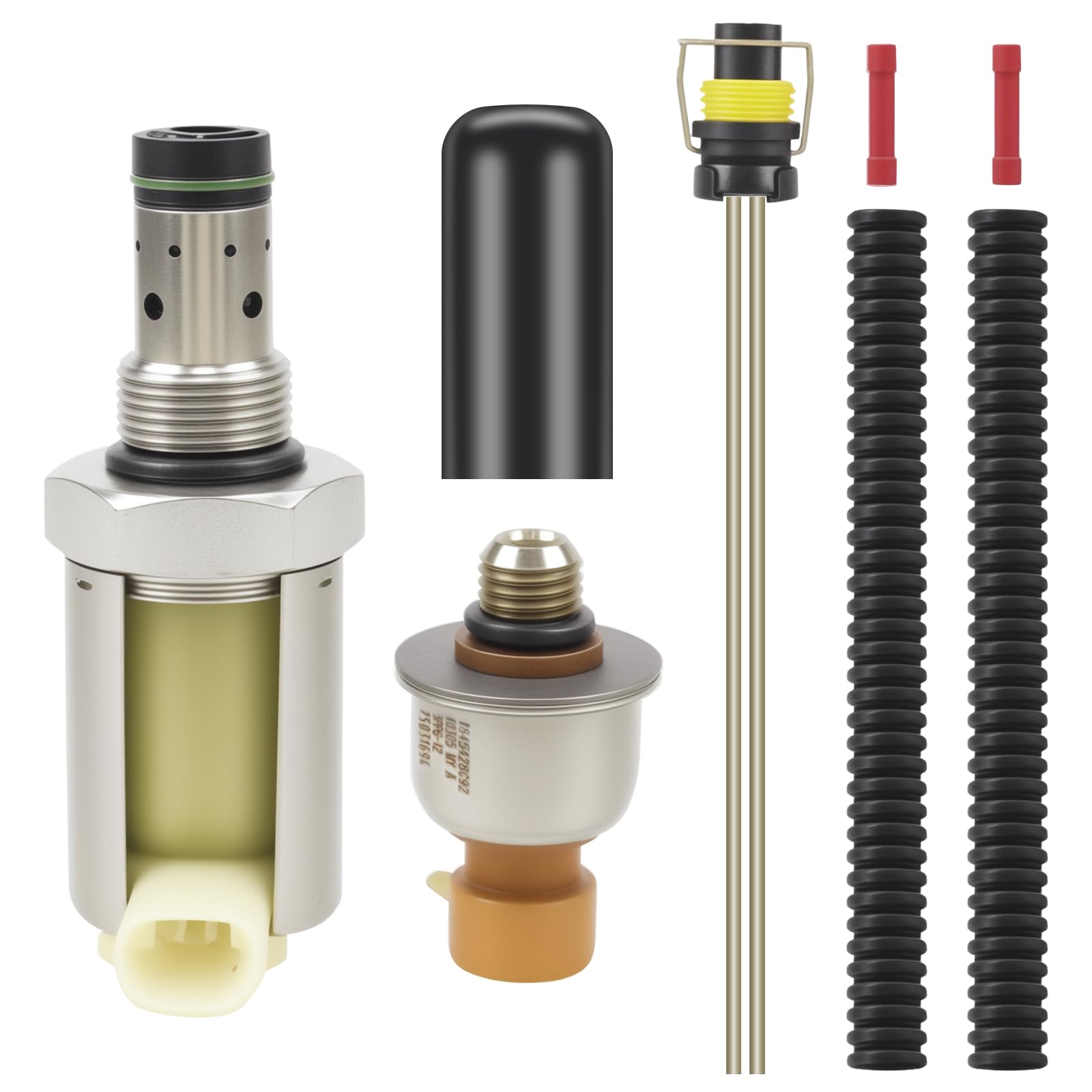 Photo 1 of Injector Pressure Regulator Valve 6.0 Powerstroke IPR?ICP Compatible with Ford Super Duty F250 F350 F450 F550 E350 E450 Excursion 6.0L Diesel Turbocharged 2003-2010 Replace CM5126 AP63417 5C3Z9C968CA