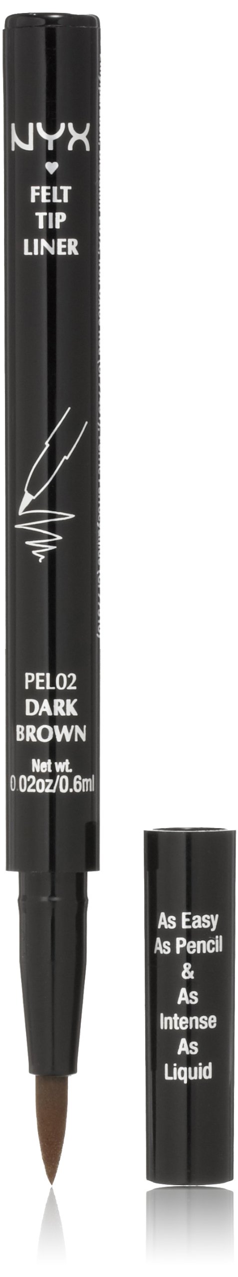 NYX Cosmetics Pen Eyeliner - Dark Brown