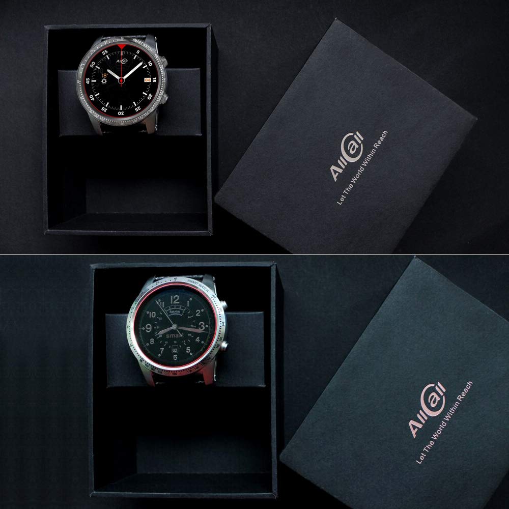 Docooler AllCall W1 Watch-Phone Heart Rate Smart BT Sport GPS 3G/2G 2GB RAM 16GB ROM MTK6580m Quadcore Android 5.1 Call Notification Pedometer MP3 MP4 ...