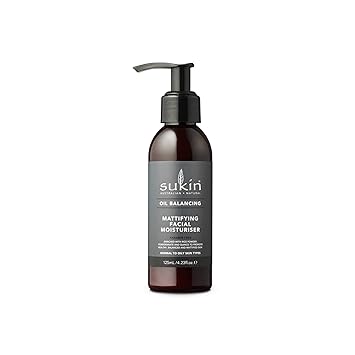 Sukin Oil Balancing Mattifying Facial Moisturiser 125ml - Paraben & Sulphate Free
