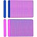 Sumind 200 Pack Disposable Nail Files Double Sided Nail Buffering Files Emery Boards Manicure Pedicure Tools Set (Blue and Pink)