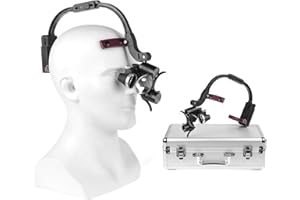 Mouginime Global-Dental 5W Adjustable Headlight Binocular Loupes Headlight Lab Instrument (3.5X)