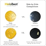 MeloBeat 13 Inch 15 Notes Steel Tongue Drum D Major Yellow with Bag view 6