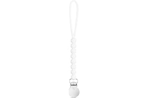 Ryan & Rose Cutie Clip Judy - Pacifier Clip Holder Silicone (Judy, White)
