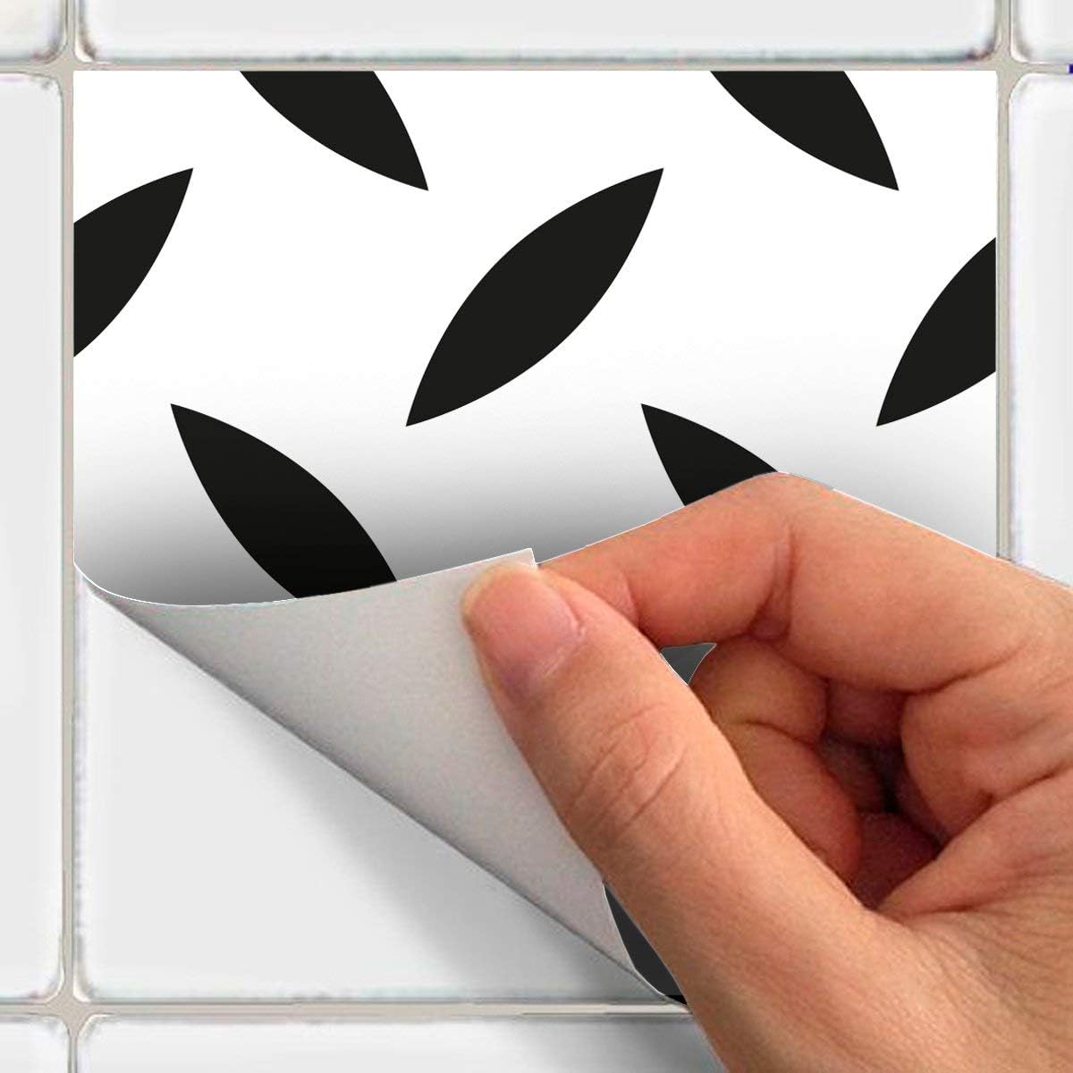 Ambiance Sticker Self-Adhesive Decorative Wall Decal Cement Tile for Bathroom and Kitchen Danemark - Pack of 9 Stickers of 10 x 10 cm - Image 5