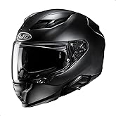 HJC F71 Adult Street Motorcycle Helmet - Semi-Flat Black/X-Large