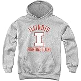 University of Illinois Official UIUC Logo Youth Kids Boy/Girls Pull-Over Hoodie Sweatshirt