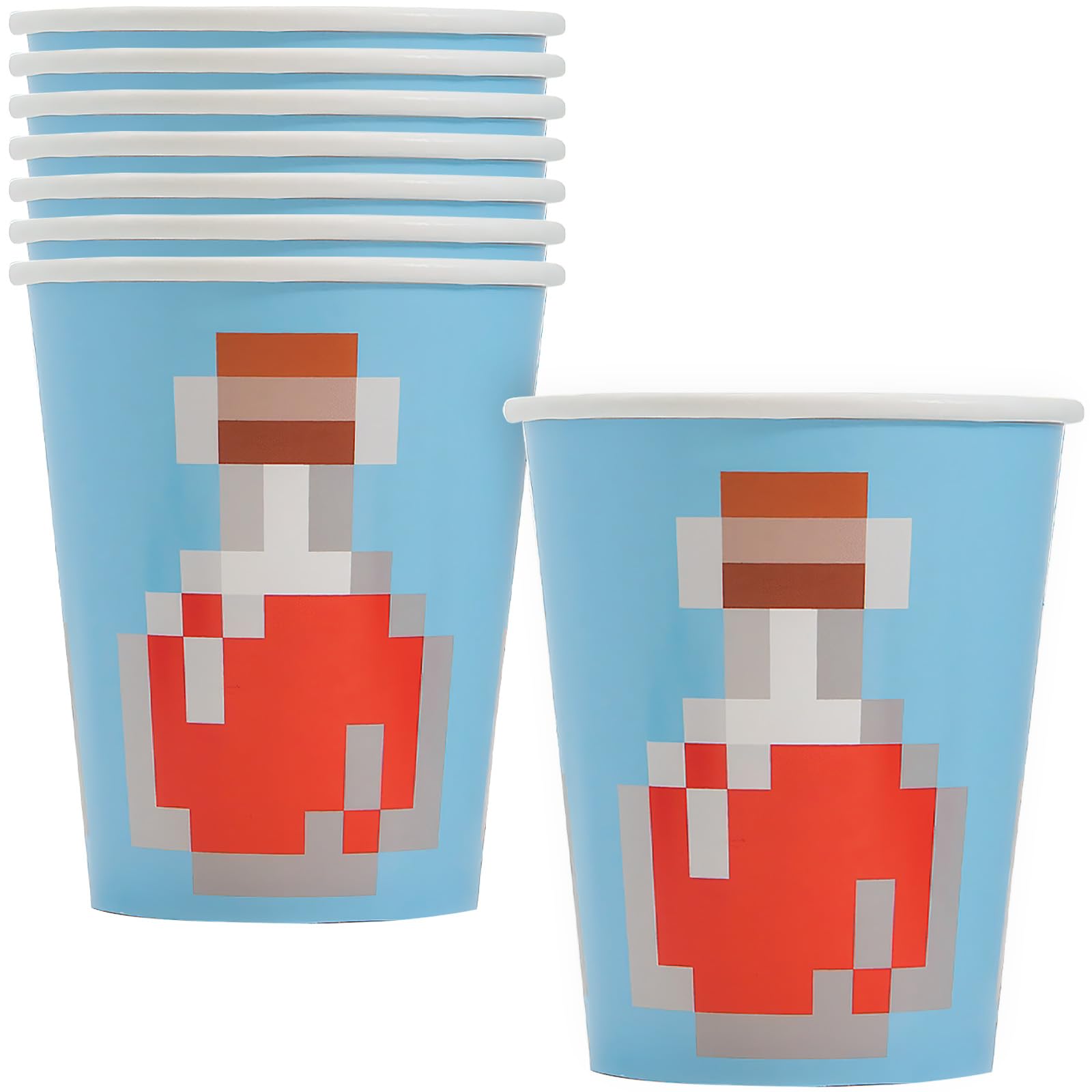 Minecraft Birthday Party Disposable Cups 9oz 8 Pack