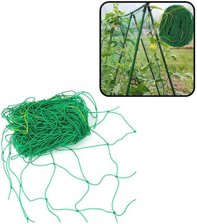 Garden Netting 1Pcs Garden Climbing Net Plant Trellis Plant net trelli Green Strong Nylon Ft Netting Heavy Duty Net Support for Climbing&Vining Plants (6'X3')