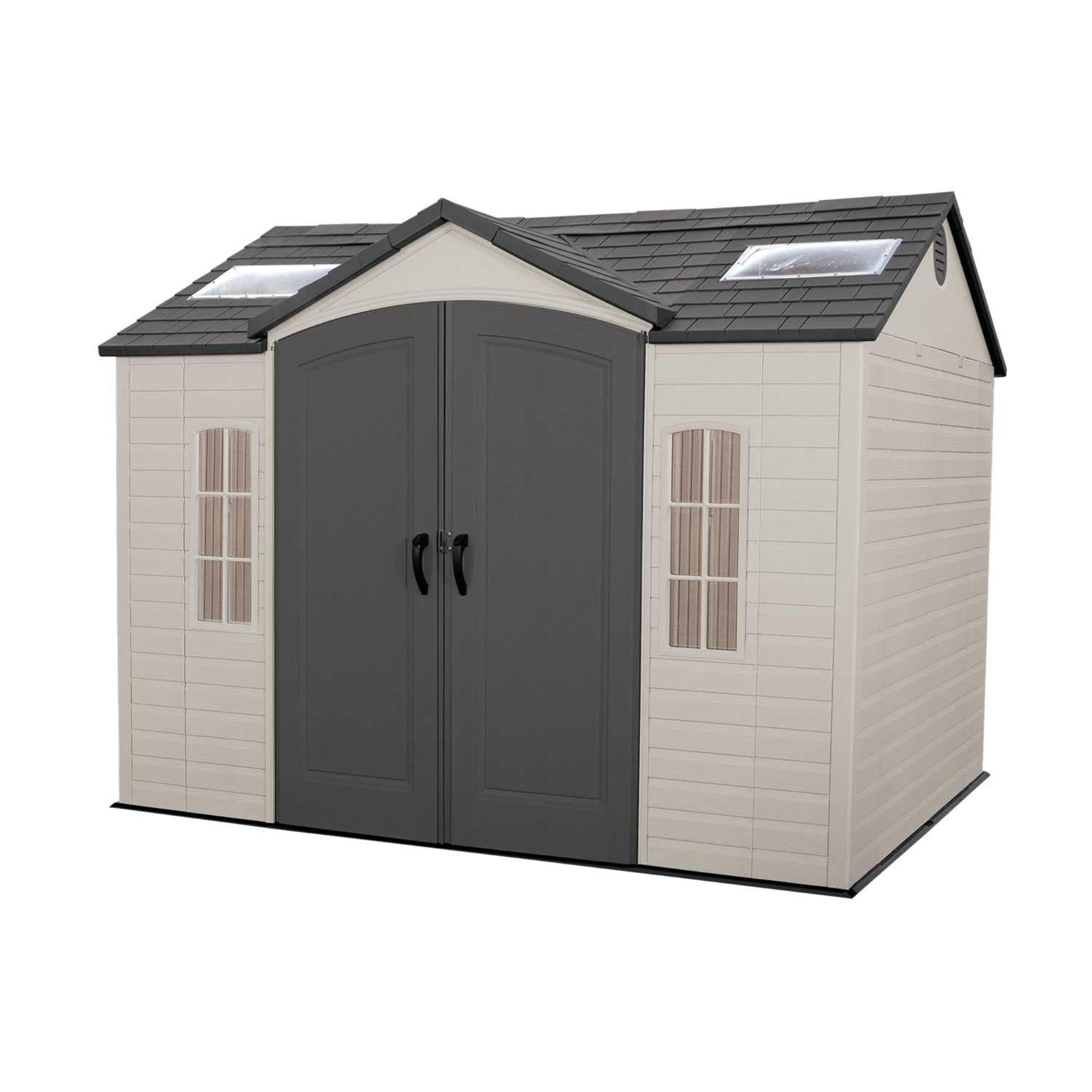Photo 1 of
Lifetime 60005 Outdoor Storage Shed with Windows, Skylights and Shelving, 10 x 8 Feet