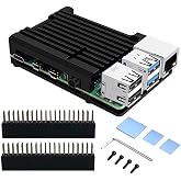 GeeekPi Case for Raspberry Pi 4B, Pi 4 Armor with Aluminum Heatsink