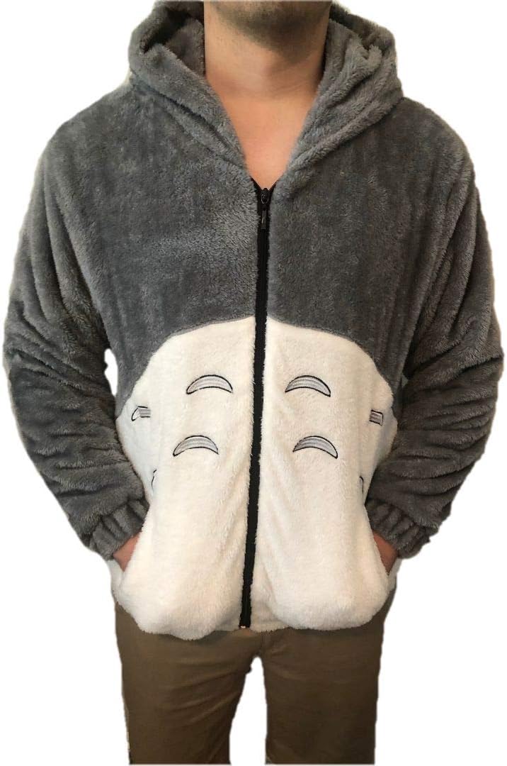 Tengoku Totoro Hooded Jacket with Ears and Tail Authentic Tengoku Brand Unisex
