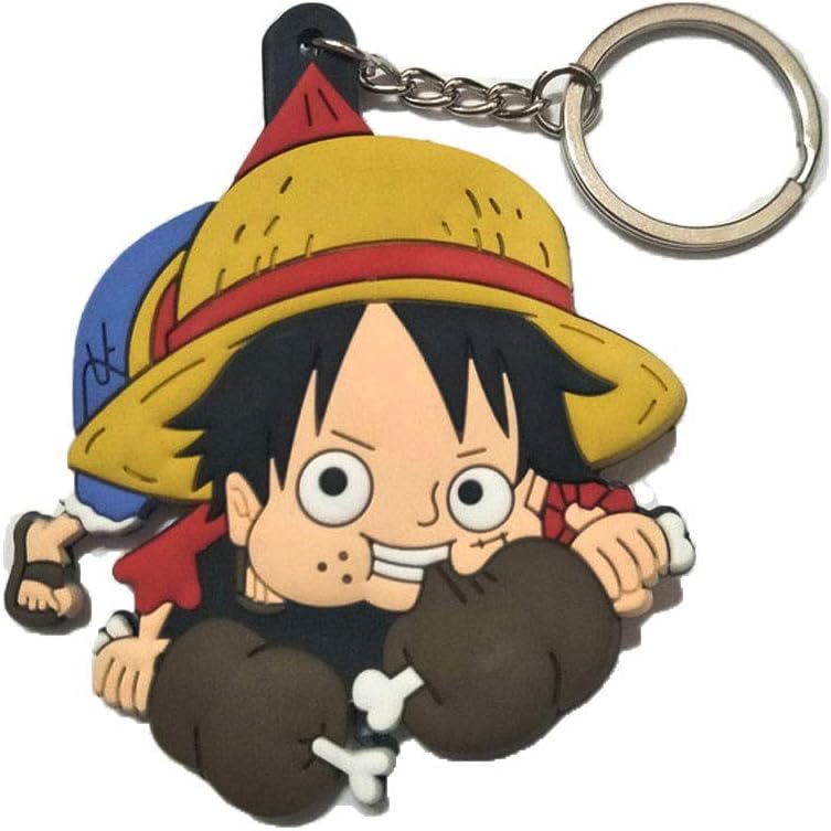 One Piece Keychain,PVC Keychains,keychains for kids,keychains for backpack.