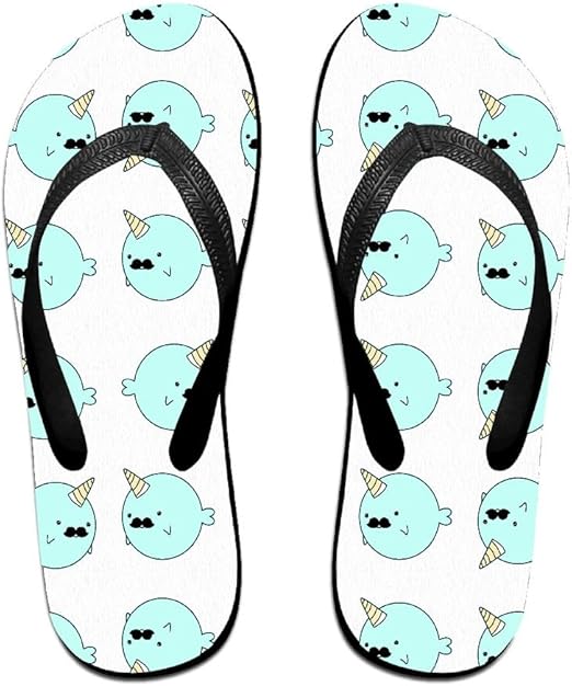 narwhal flip flops